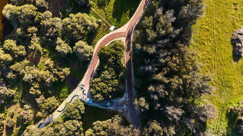Permacast Whiteman Park and Train Station via Glow Creative. Perth on the 23rd October 2025 Copyright Daniel Carson | dcimages.org